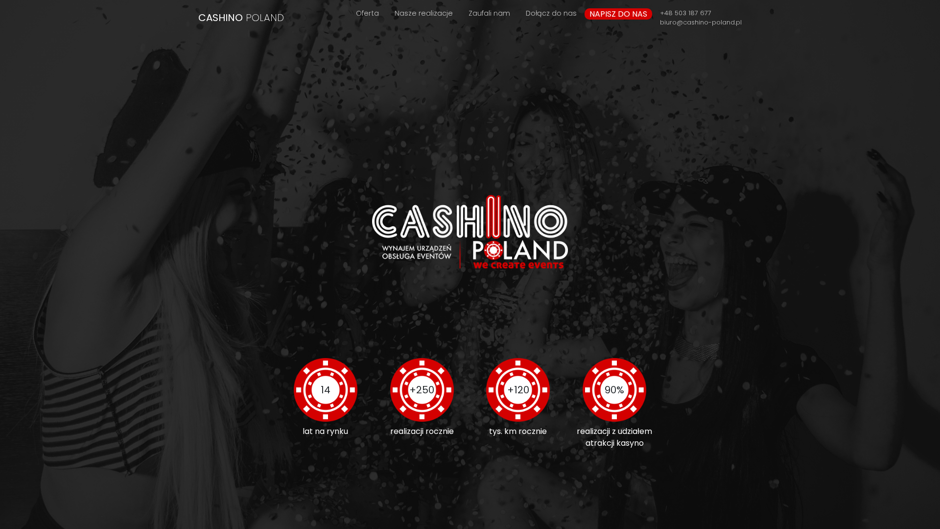 Zrzut strony Cashino Poland