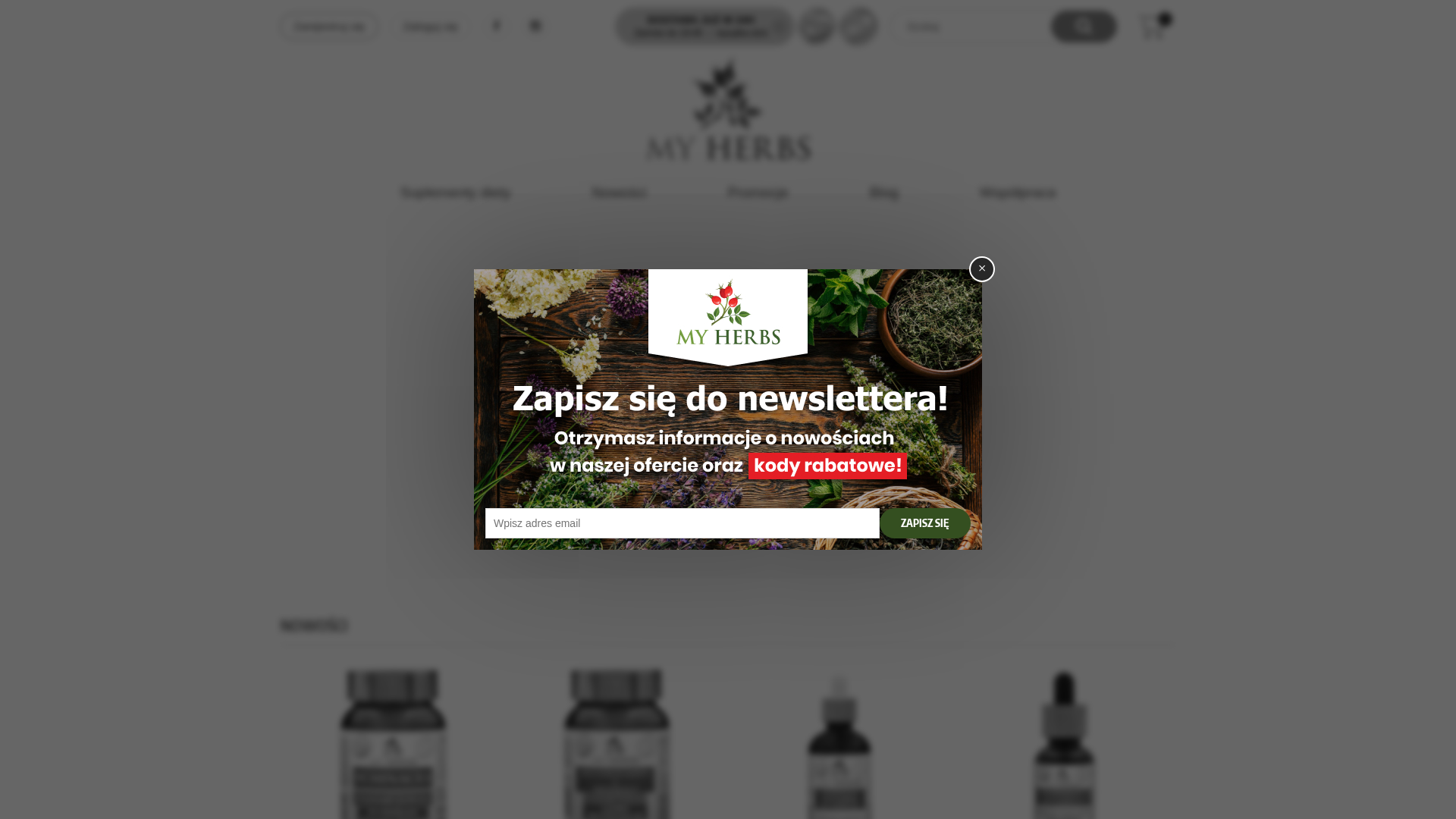 Zrzut strony Bio Herbs